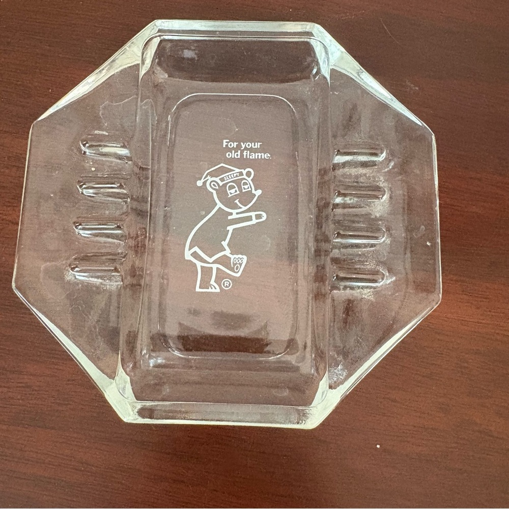 Travelodge Sleepy Bear Vintage Ashtray “For Your Old Flame” - 1960’s